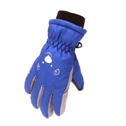 3-7Y Winter Kids Warm Snowboarding Ski Gloves Boy Girl Kids Snow Mittens Waterproof Skiing Breathable Air Outdoor Warm Gloves