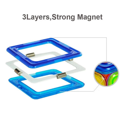 Standard Size Magnetic Building Blocks Magnetic Designer Construction Toys Model Building Magnet Blocks For Children Gifts