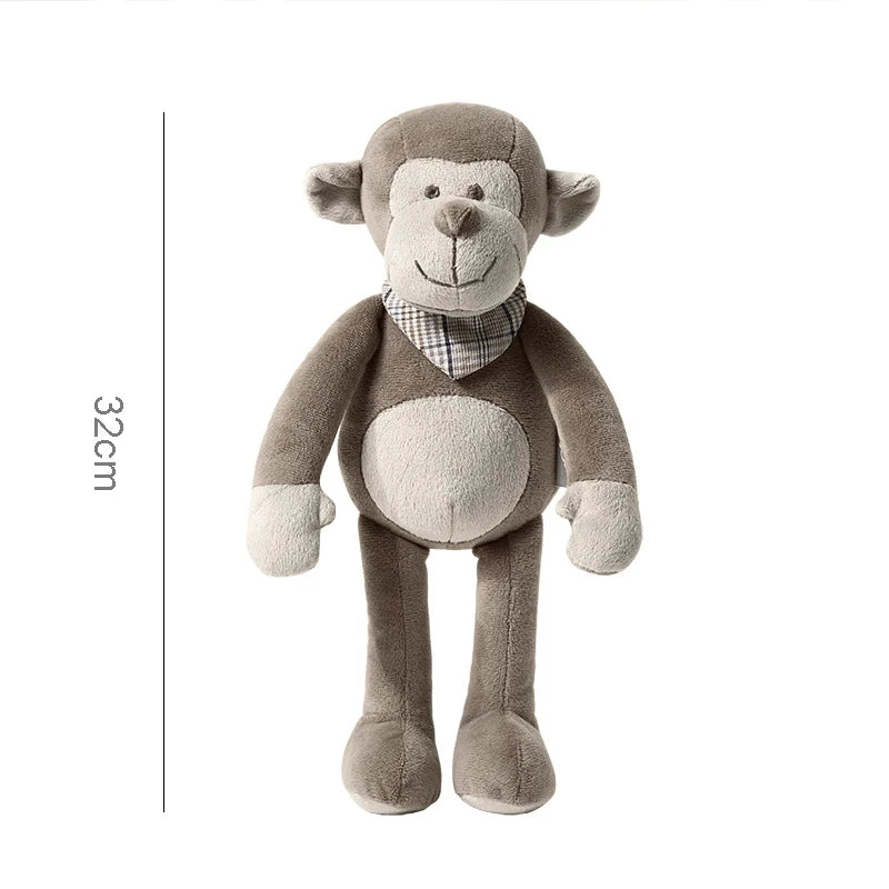 32cm Cute and Cuddly Monkey Plush Toys Soft Stuffed Animal Plushie Toy For Toddler Child Kids Babies Birthday Christmas Gifts