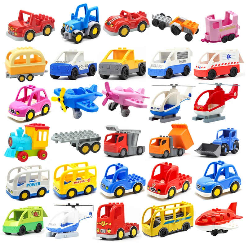 Big Particles Building Blocks City Construct Road Street Base Plates Sets Diy Bricks Accessories Educational Toys For Children