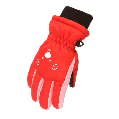 3-7Y Winter Kids Warm Snowboarding Ski Gloves Boy Girl Kids Snow Mittens Waterproof Skiing Breathable Air Outdoor Warm Gloves