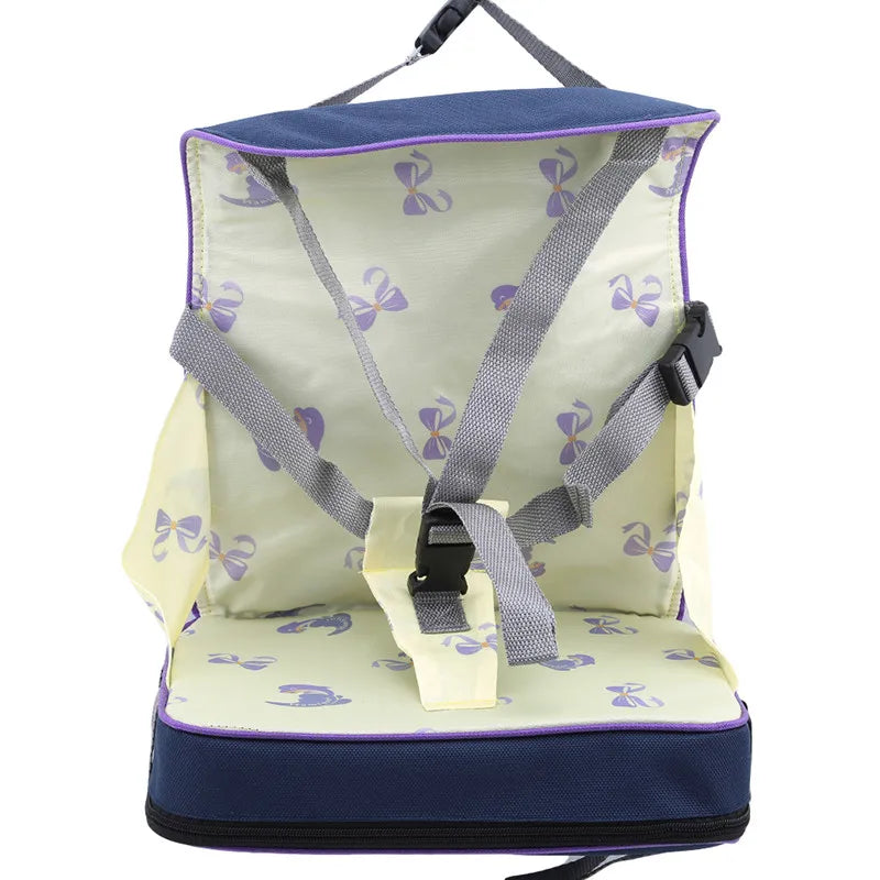 Portable Baby Kids Children Booster Seats Cushion Highchair Cushion Baby Chair Bag Foldable Infant Travel Booster Seat Momy Bag