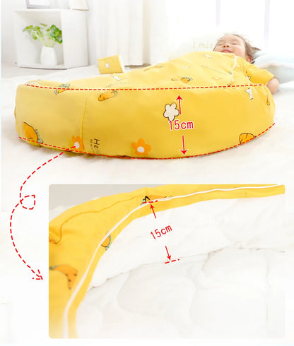 Sleeping Bag For Children 2.5Tog Baby Sleeping Bag Winter Thick Detachable Sleeves Anti-Kick Blanket Infant Quilt Sleepwear