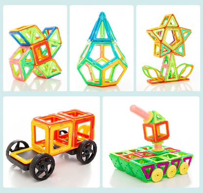 Standard Size Magnetic Building Blocks Magnetic Designer Construction Toys Model Building Magnet Blocks For Children Gifts