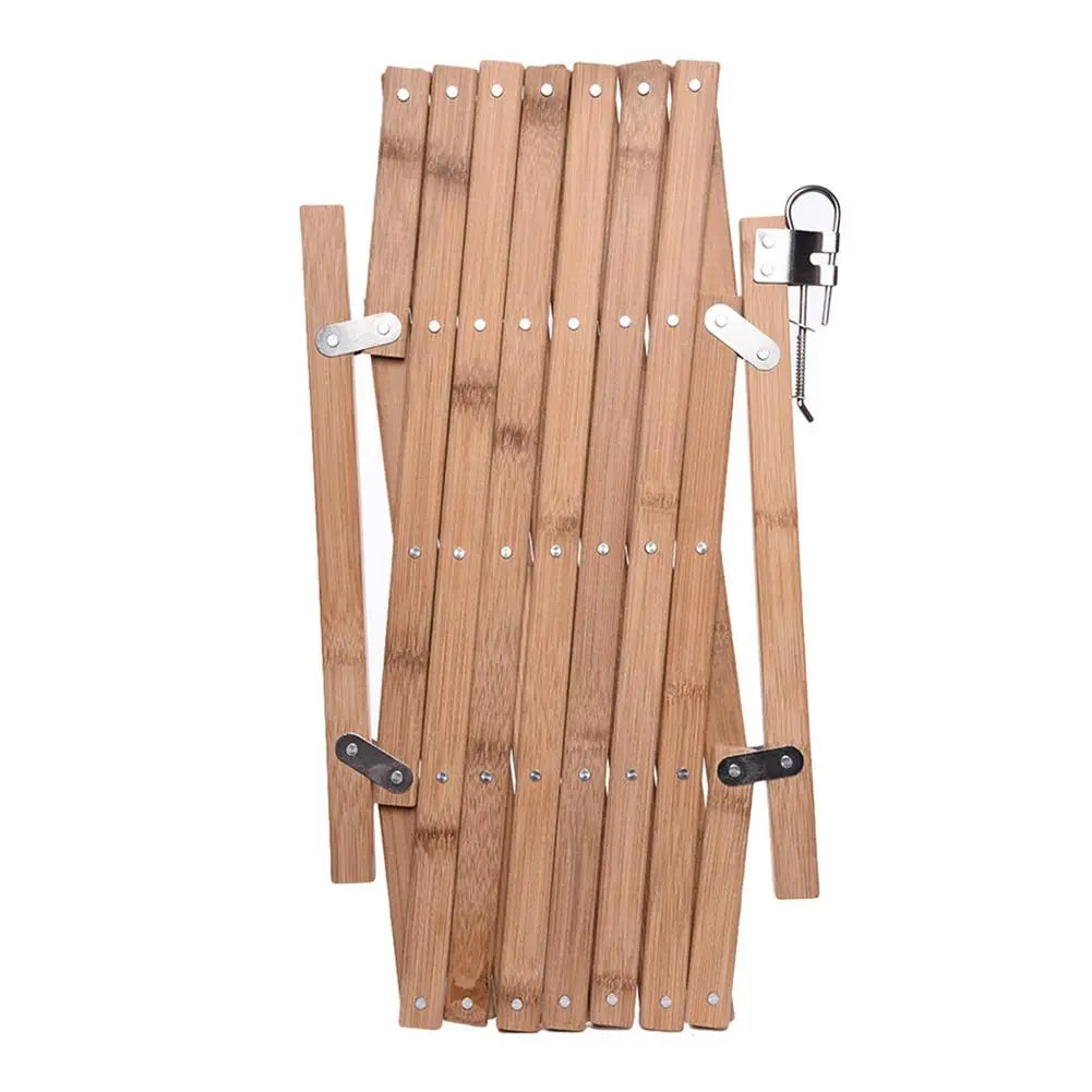 Wooden Fence Retractable Pet Gate Pet Fence Baby Door Gates Dog Stair Gate Extendable Safety Gate Child Safety Wood Door