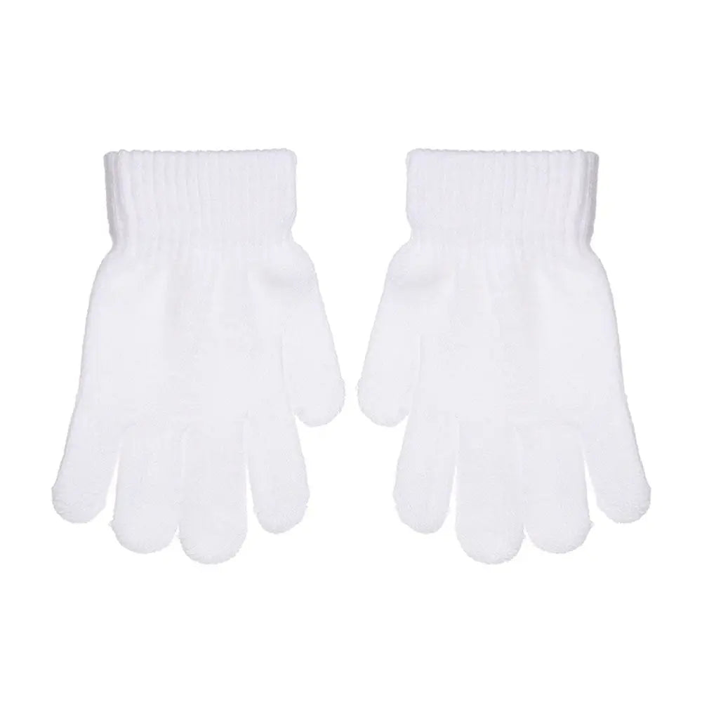 1 Pair Glove Children Magic Glove Girl Boy Kid Stretchy Knitted Winter Warm Full Finger Gloves Children's Figure Skating Gloves