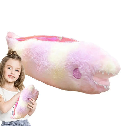 Stuffed Eel Animals Plushie Decor Adorable Ultra Soft Handmade Detail Comfortable Eel Plush For Babies Toddler Girls Children