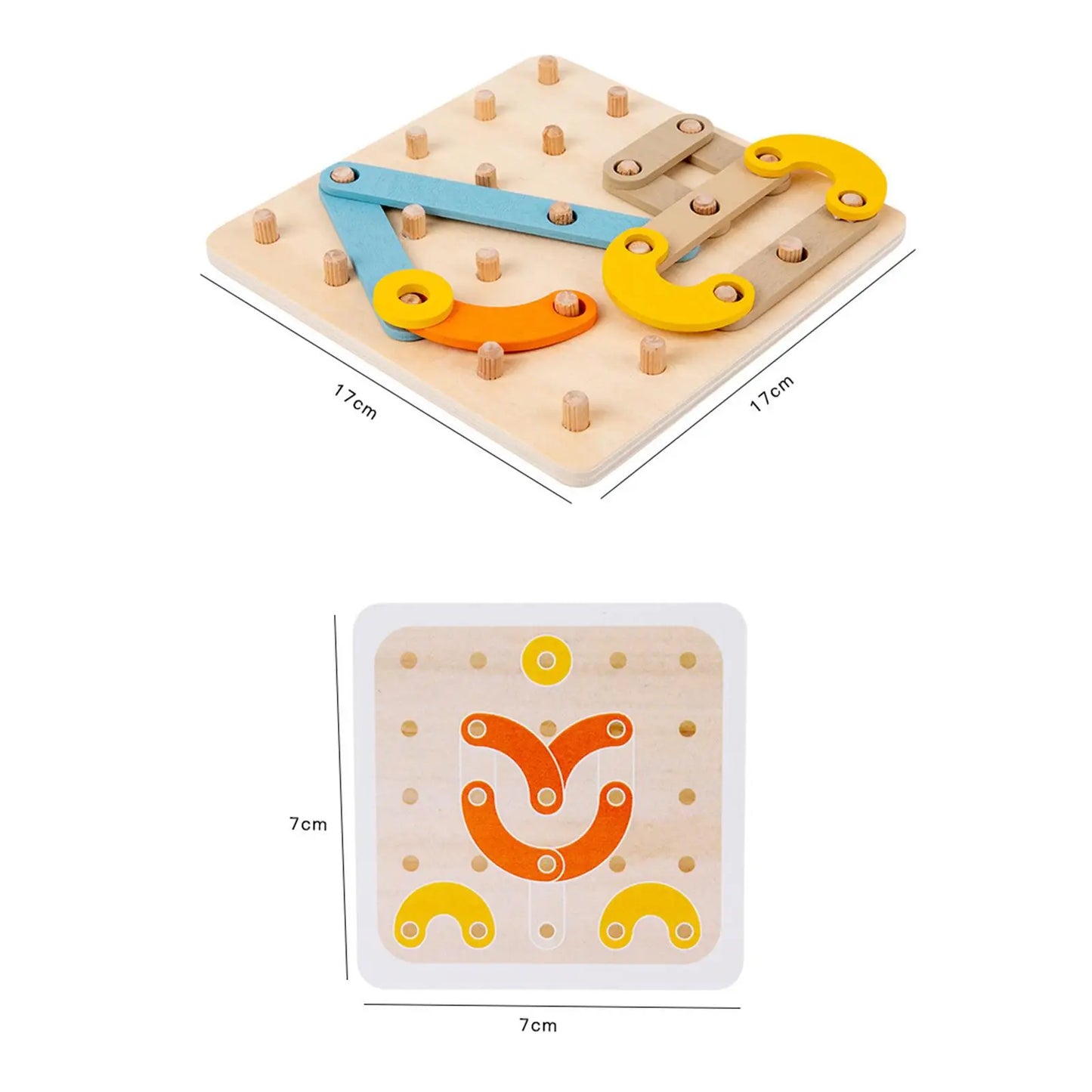 Wooden Educational Toy Shape Recognition Educational Toy Toddler Puzzle for Kids Children's Day Early Learning Home Girls