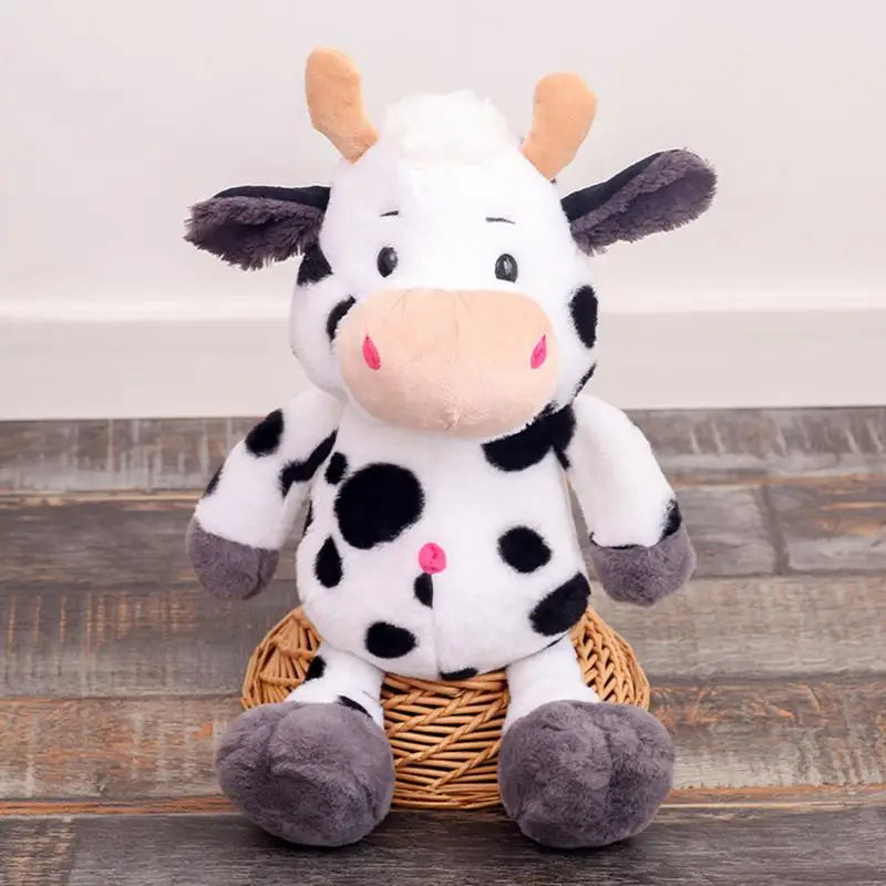 Cow Stuffed Animal Toys Plush Cow Animal Plushie Toy Cuddly Cow Plush Stuffed Animal Toy For Kids Toddler Boys And Girls