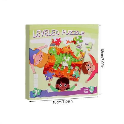 Kids Puzzles Magnetic Animal Puzzles Sets Educational Cartoon Puzzle Foldable Jigsaw Puzzle For Early Education For Toddler