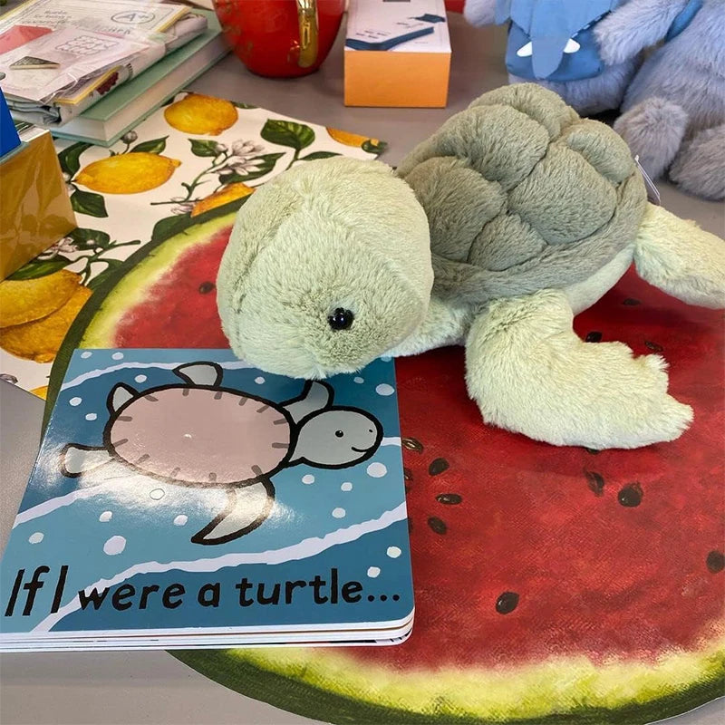 Tortoise Stuffed Animal Plush Toy Sea Turtle Plushies Cushion Pillow for Girls Boys Kids Bedtime Birthday Christmas Toddler Gift