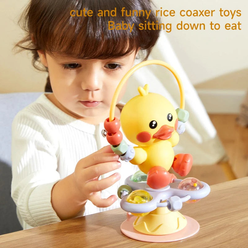 Montessori Children's Toys High Chair Sucker Tumbler Toys Baby Fine Motor Skills Practice Toys Kids Dining Table Yo Yo Toys Gift