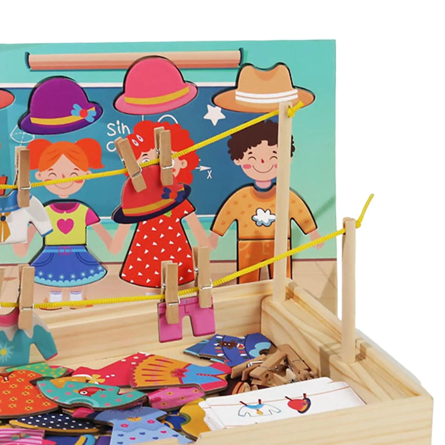 Dress up Puzzles Matching Sorting Toy for Children Toddlers Ages 2+