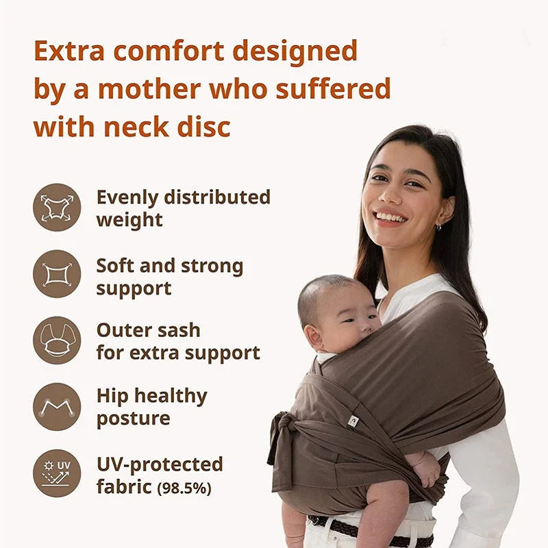 Baby Carrier Sling Wrap Multifunctional Four Seasons Universal Front Holding Type Simple X-shaped Carrying Artifact Ergonomic