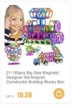 Standard Size Magnetic Building Blocks Magnetic Designer Construction Toys Model Building Magnet Blocks For Children Gifts