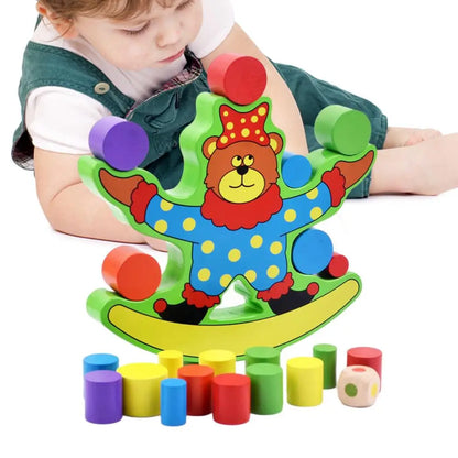 Wooden Stacking Blocks Toy Sensory Building Toys For Toddler Fun Child Puzzle Toy For Toddler Boys Girls Kids Adults For Home