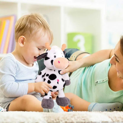 Cow Stuffed Animal Toys Plush Cow Animal Plushie Toy Cuddly Cow Plush Stuffed Animal Toy For Kids Toddler Boys And Girls