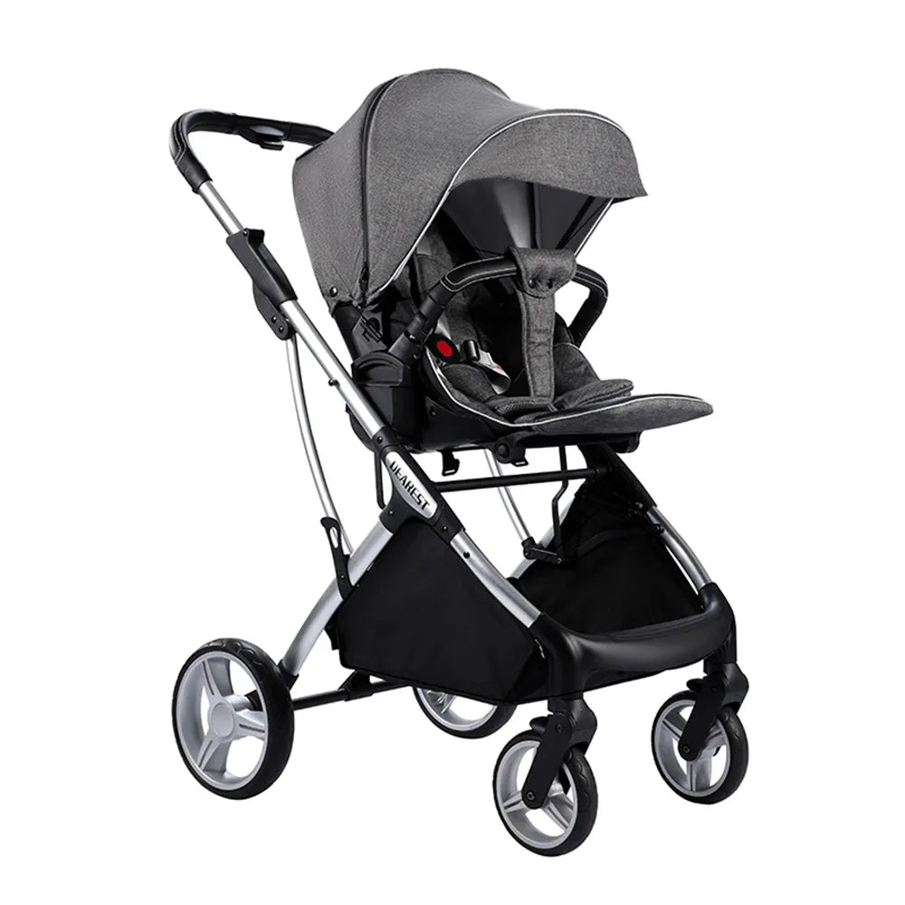 German brand high-end baby stroller 1-5 years old portable travel stroller one-click folding newborn stroller