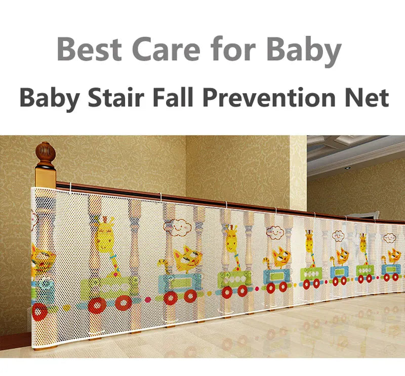 2M/3M Protective Children's Safety Barrier Durable Stairway Fence Net Baby Safety Barriers Multipurpose Bannister Guard Fence