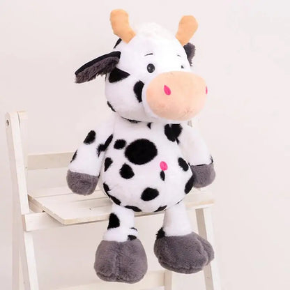 Cow Stuffed Animal Toys Plush Cow Animal Plushie Toy Cuddly Cow Plush Stuffed Animal Toy For Kids Toddler Boys And Girls