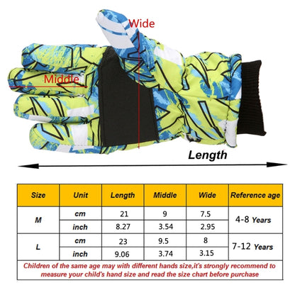 2024 New Winter Warm Children Ski Gloves Baby Sports Glove Long-sleeved Mitten Thicken Warm Windproof Waterproof Snow Snowboard