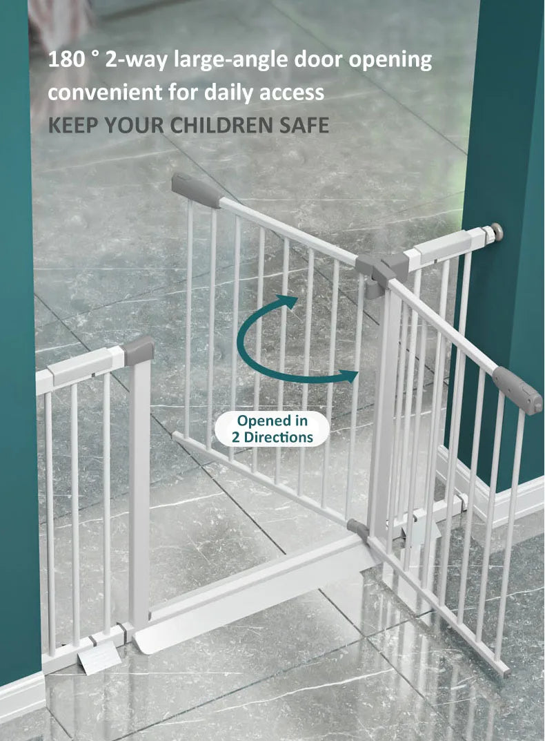 Baby Safety Gate for Stairs Balcony Grating for Babies Door Protector Child Safety Barrier Puppy Door Fence Kids Door Stopper