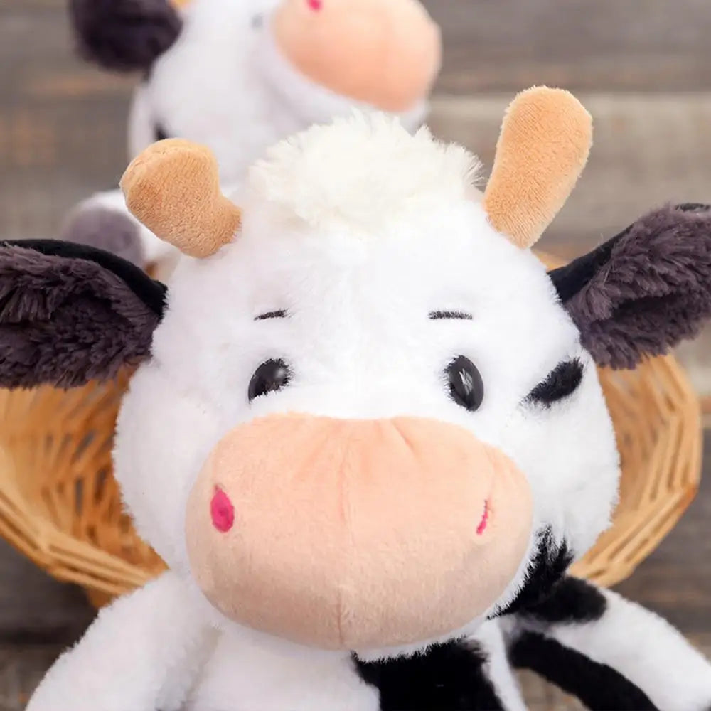 Cow Stuffed Animal Toys Plush Cow Animal Plushie Toy Cuddly Cow Plush Stuffed Animal Toy For Kids Toddler Boys And Girls