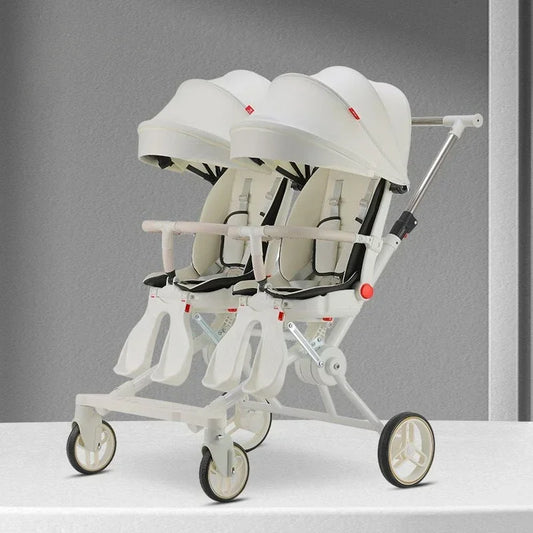 Twins baby stroller trolley baby carriage lightweight foldable double baby strollers kids stroller