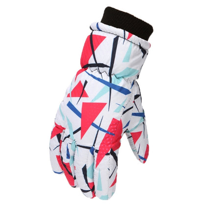 2024 New Winter Warm Children Ski Gloves Baby Sports Glove Long-sleeved Mitten Thicken Warm Windproof Waterproof Snow Snowboard