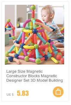 Standard Size Magnetic Building Blocks Magnetic Designer Construction Toys Model Building Magnet Blocks For Children Gifts