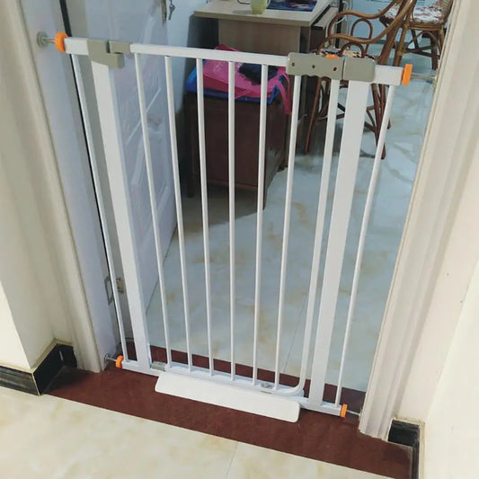 Baby Toddler Pet Gate Fence Fixing Stair Way Safety Lock Thru Door Guide Sheet