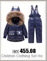 overalls baby clothes Winter Plus velvet New born Infant Boys Girls Warm Thick Jumpsuit Hooded Outfits Snowsuit coat kids Romper