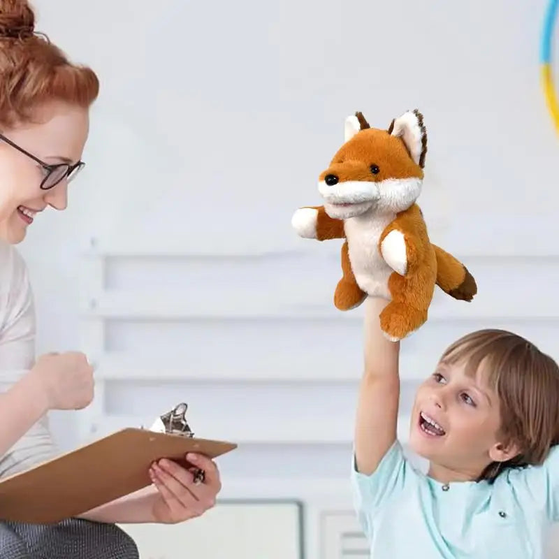 Hand Puppets For Kids Storytelling Hands Puppets Children Plushies Hand-Controlled Puppets To Develop Toddler Motor Skills For