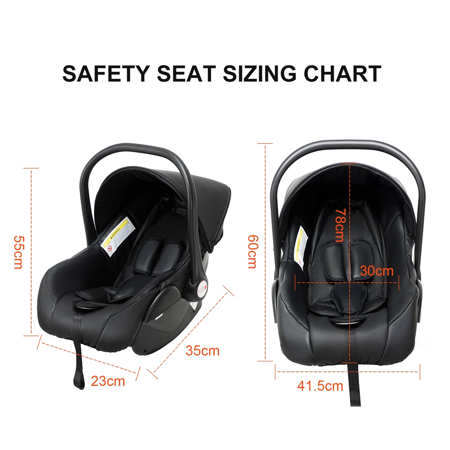 Baby stroller 3 in 1 stroller  Newborn Stroller Baby Carriage High Quality Senior  Baby Portable Rubber Wheel PU leather  Parm