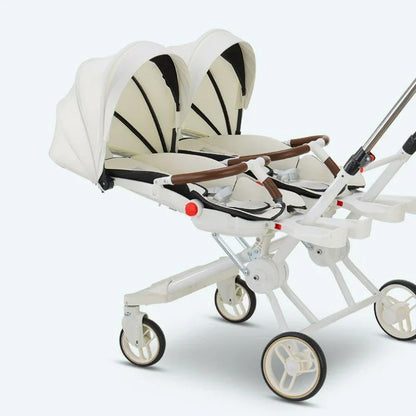 Twins baby stroller trolley baby carriage lightweight foldable double baby strollers kids stroller