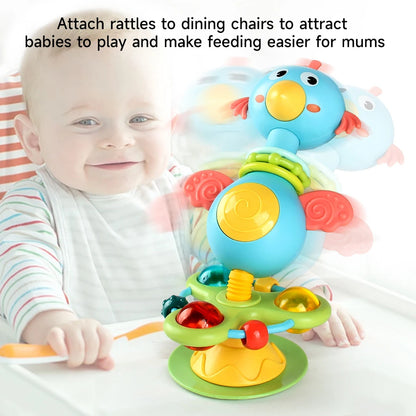 Montessori Children's Toys High Chair Sucker Tumbler Toys Baby Fine Motor Skills Practice Toys Kids Dining Table Yo Yo Toys Gift