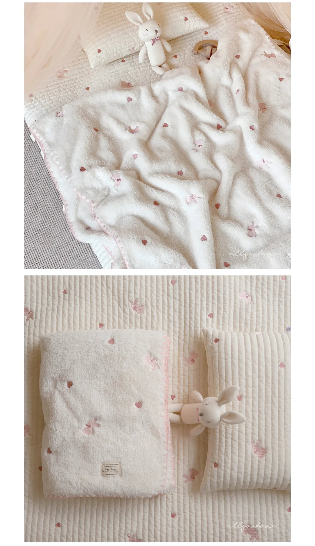 Winter Baby Blanket Ins Korean Coral Fleece Baby Blankets Newborn Embroidery New Born Swaddle Stroller Quilt Flannel Bedding