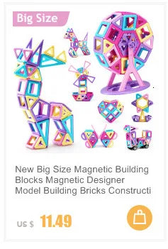 Standard Size Magnetic Building Blocks Magnetic Designer Construction Toys Model Building Magnet Blocks For Children Gifts