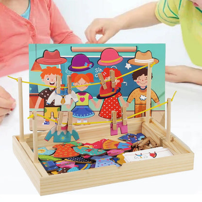 Dress up Puzzles Matching Sorting Toy for Children Toddlers Ages 2+