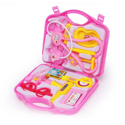 Doctor Set Kids Toys Medical Kit Cosplay Dentist Nurse Simulation Medicine Box Stethoscope Girl Gifts Learning Educational Toys