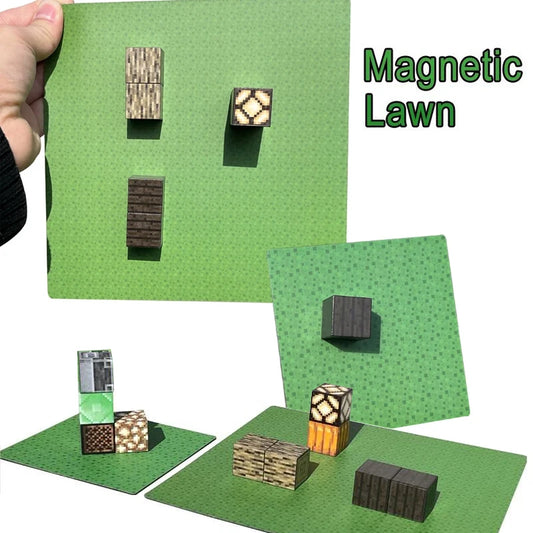 Soft Magnetic Bottom Lawn My World Building Block Creative Toys For Children Best Christmas Brithday Gift Present Kit Bricks