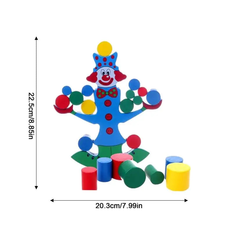 Wooden Stacking Blocks Toy Sensory Building Toys For Toddler Fun Child Puzzle Toy For Toddler Boys Girls Kids Adults For Home